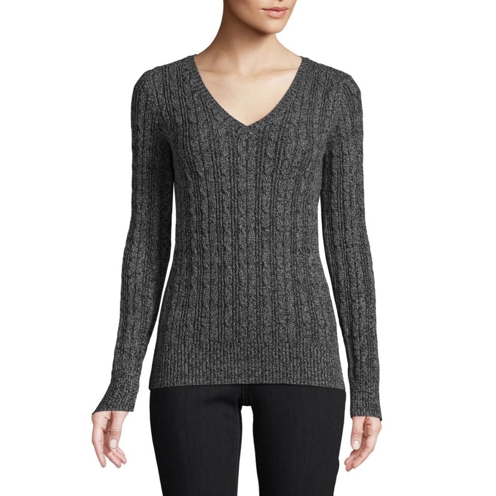 • St John’s Bay Sweater Black Gray